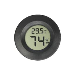 2/4 Pcs Mini Hygrometer Thermometer Fahrenheit or Celsius Meter Digital LCD Monitor Indoor Room Round Humidity Temperature Gauge