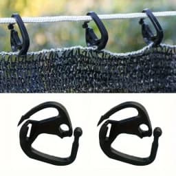30PCS Shade Cloth Clips - Heavy Duty Hooks for Shade Net, Garden, Greenhouse & Outdoor Use - Adjustable & Portable