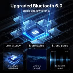 Bluetooth Adapter USB Bluetooth 6.0 5.4 for PC Dongle Wireless Mouse Keyborad Music Audio Receiver USB Transmitter