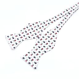 Fashion Mens Adjustable Bowtie Self Tied Bow Ties 100% Cotton Vintage Floral Flower Butterfly For Men Classic Wedding Party Gift