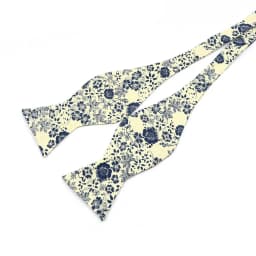 Fashion Mens Adjustable Bowtie Self Tied Bow Ties 100% Cotton Vintage Floral Flower Butterfly For Men Classic Wedding Party Gift