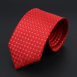 New Dot Striped Men's Tie Fashion Classic Soft Neckties Blue Black Red Pink Jacquard Woven Polyester Cravat Daily Wear Accessory