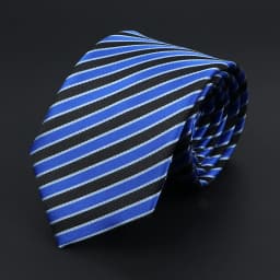 New Dot Striped Men's Tie Fashion Classic Soft Neckties Blue Black Red Pink Jacquard Woven Polyester Cravat Daily Wear Accessory