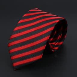 New Dot Striped Men's Tie Fashion Classic Soft Neckties Blue Black Red Pink Jacquard Woven Polyester Cravat Daily Wear Accessory