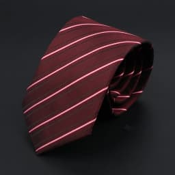 New Dot Striped Men's Tie Fashion Classic Soft Neckties Blue Black Red Pink Jacquard Woven Polyester Cravat Daily Wear Accessory