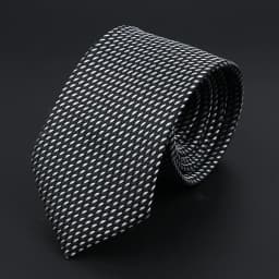 New Dot Striped Men's Tie Fashion Classic Soft Neckties Blue Black Red Pink Jacquard Woven Polyester Cravat Daily Wear Accessory