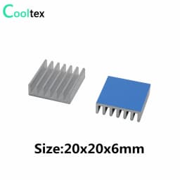 Aluminum Heatsink Radiator Heat Sink Cooling For Electronic Chip IC 3D printer Raspberry PI With Thermal Conductive Tape