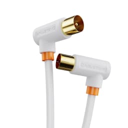 CABLETIME TV Cable 90degree Digital TV Line Satellite Antenna High Quality STB for HD Television Video Line C317
