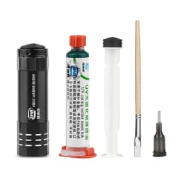100g Green Oil UV Solder Mask Ink Prevent Corrosive Arcing Solder Paste Flux for PCB SMD Circuit Board Solder Welding Fluxes