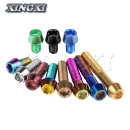 Xingxi Titanium M6x10 16 18 20 25 30 35 40 45 50 55 60 65mm Allen Key Taper Head Screw for Bicycle Headset Brake Bicicleta Bolts