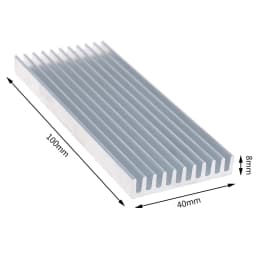 Extruded Aluminum Heatsink For High Power LED IC Chip Cooler Radiator Heat Sink Drop Ship