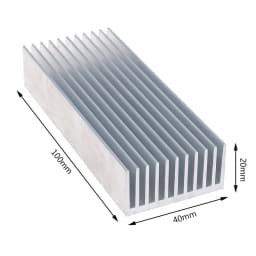Extruded Aluminum Heatsink For High Power LED IC Chip Cooler Radiator Heat Sink Drop Ship