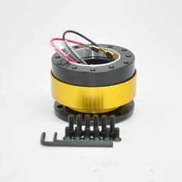 New Black Steering Wheel Snap Off Quick Release Hub Adapter Boss kit Universal