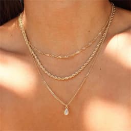 New Gold-plate Crystal Stars Pendant Necklaces For Women Necklace 2020 Multilevel Female Boho Vintage Jewelry Wedding Gift