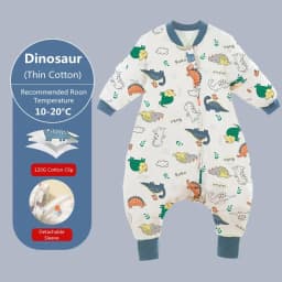 2025 Baby Cartoon Split-legged Sleepsacks With Detachable Sleeves For Boys Girls Children's Sleeping Bag Autumn And Winter