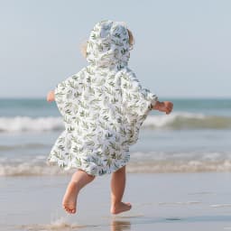 Elinfant 1Pc Children's Beach Towel Pool Swim Bathrobe Kids Hooded Bath Towels Baby Surf Poncho Large Size Cartoon Prints Towel