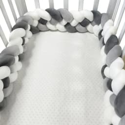 2M 3M Baby Bumper Crib Protector Mobile Baby Bed Cushion Set Bule Colour for Infant Room Decor 2023 Free Shiping Baby Cot Bumper