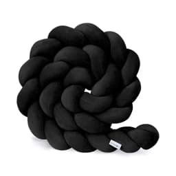 1-4M Baby Bed Bumper Handmade Knotted Braid Weaving Plush Crib Protector Infant Knot Pillow Baby Room Decor