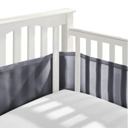 Baby Breathable Mesh Crib Liner Crib Girth Comfortable For 4 Panel Crib Bed Fashion Portable Circumference