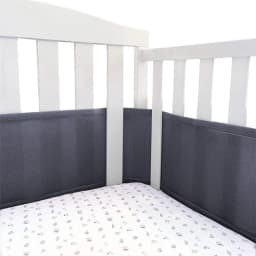 Baby Breathable Mesh Crib Liner Crib Girth Comfortable For 4 Panel Crib Bed Fashion Portable Circumference