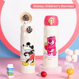 Disney Children's Insulated Water Bottle School-Ready Spider-Man Water Flask Unisex Primary School Pupils' Direct-Drink Cup