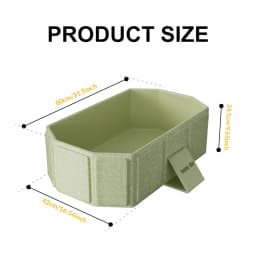1pc Baby Bath Basin Foldable Bath Basin Easy To Store Simple Bathtub Convenient To Carry For Indoor And Outdoor Use