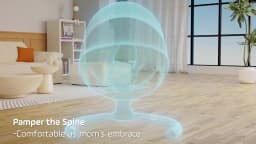 Electric Baby Swing Baby Rocker, APP and Remote Baby Scale From Birth to 9kg, 5-Point Harness Improved Baby Scale with 3 Timers