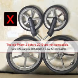 Stroller Front Wheel For Cybex Priam 3/4 2019~2026 Direct Replace Pushchair Accessories Baby Buggy Front Wheel