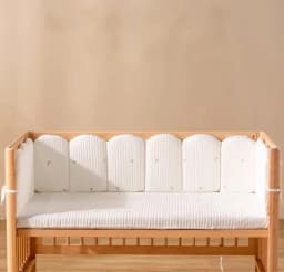 Multi-size Baby Crib Guard Rail Soft Padding,Infant Crib Bumper Liner Cartoon Print Cushioned Bed Fence Baby Bed Bumper