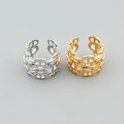 2026 European and American Trendy Cool Three-layer Hollow Pig Nose Ring Opening Average Size Male and Female Temperament Jewelry