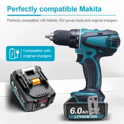 Camason 18V Battery For Makita Power Tools Replacement Accessories BL1860 BL1850 18 v Li-ion Rechargeable batteries Pack charger