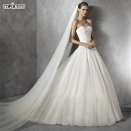 TOPQUEEN V30 Real Photos Long 3M Cathedral Bridal Veil White Ivory Wedding Tulle With Hair Comb for Women Marriage Banquet