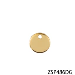 Good polishing golden color Customized Laser engraving logo Tags stainless steel Labels jewelry Tab parts accessories