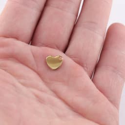 Good polishing golden color Customized Laser engraving logo Tags stainless steel Labels jewelry Tab parts accessories