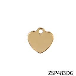 Good polishing golden color Customized Laser engraving logo Tags stainless steel Labels jewelry Tab parts accessories
