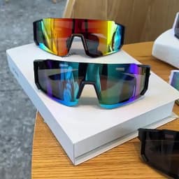 1/2pcs Cycling Sunglasses Women UV400 Sandproof Eye Protector Sun Glasses Outdoor Sports Goggle Protection Anti Radiation Lens