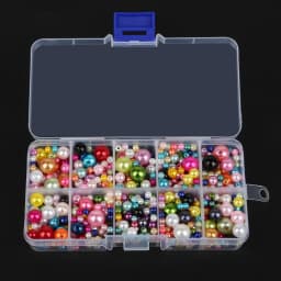 350Pcs 4mm-10mm Mixed Round Imitation ABS Pearl Beads Solid Color Loose Garment Beads for Clothing Decoration,Not Include Boxes
