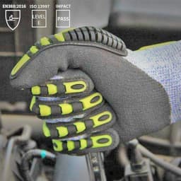 NMSafety Anti Vibration Safety Work Glove Shock Resistant Glove Anti Impact Mechanics Protective Work Gloves