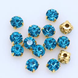 100p 3mm color Sew on crystal glass Diamante Rhinestone jewels Gold Cup Claw Montees 4hole Sewing Stone Beads DIY craft clothes