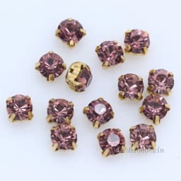 100p 3mm color Sew on crystal glass Diamante Rhinestone jewels Gold Cup Claw Montees 4hole Sewing Stone Beads DIY craft clothes