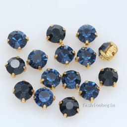 100p 3mm color Sew on crystal glass Diamante Rhinestone jewels Gold Cup Claw Montees 4hole Sewing Stone Beads DIY craft clothes