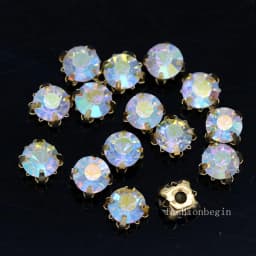 100p 3mm color Sew on crystal glass Diamante Rhinestone jewels Gold Cup Claw Montees 4hole Sewing Stone Beads DIY craft clothes