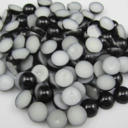 3/4/5/6/7/8/10mm 100-1000pcs/Bag Ivory/White Multicolor ABS Imitation Pearl Half Round Flatback For DIY Jewelry Findings Making