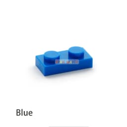 50/200/1000pcs DIY Building Blocks Bricks Thin 1x2Dots Figures Educational Creative Size Compatible With 3023 Toys for Children