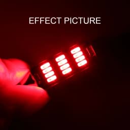 EURS 31MM 36mm 39mm 41mm Dome Light 12SMD 4014 SMD CANBUS Error Free Car Interior Bulb License Plate Lamp white red blue 12V 24V