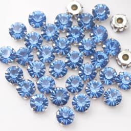 SS12-SS40 Crystal Glass Stones Silver Claw Cup Rhinestones Strass Stones And Crystals Sewing Rhinestones For Clothes DIY Fabric