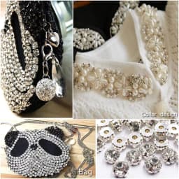 SS12-SS40 Crystal Glass Stones Silver Claw Cup Rhinestones Strass Stones And Crystals Sewing Rhinestones For Clothes DIY Fabric