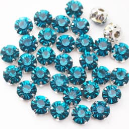 SS12-SS40 Crystal Glass Stones Silver Claw Cup Rhinestones Strass Stones And Crystals Sewing Rhinestones For Clothes DIY Fabric