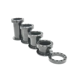 Universal Steering Wheel Hub Spacer 13MM 51MM 76MM 101MM 128MM Steering Wheel Hub Boss Kit Adapter Spacer Black
