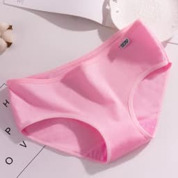 Candy Color Panties Women's Comfortable High Quality Cotton Women's Underwear Mid Waist Ureathable Women's Large Size Briefs